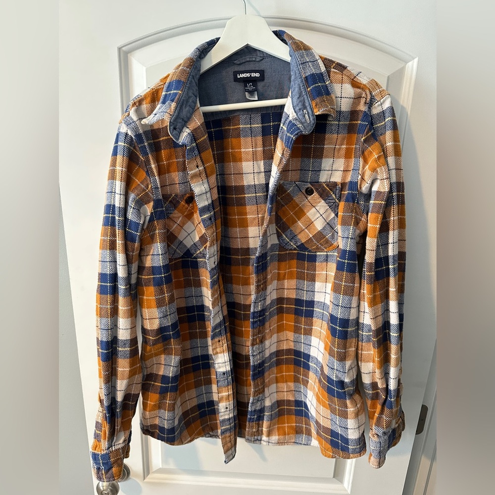 Lands' End Rugged Flannel